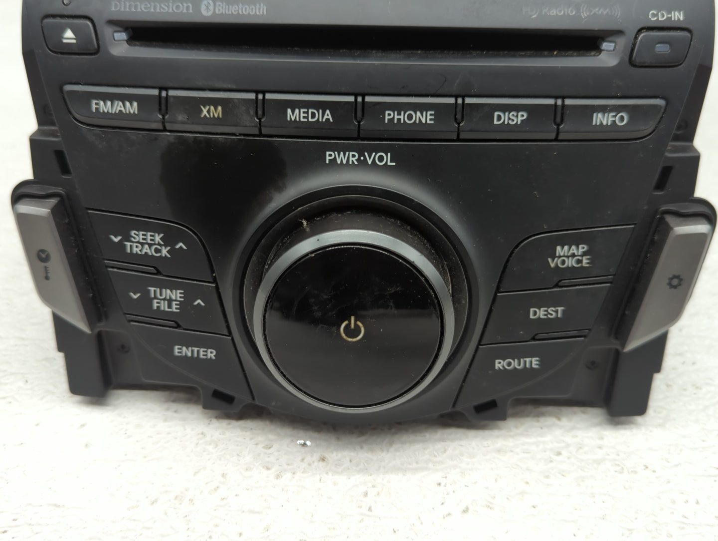 2012-2013 Hyundai Azera Radio AM FM Cd Player Receiver Replacement P/N:96560-3V4504X Fits Fits 2012 2013 OEM Used Auto Parts