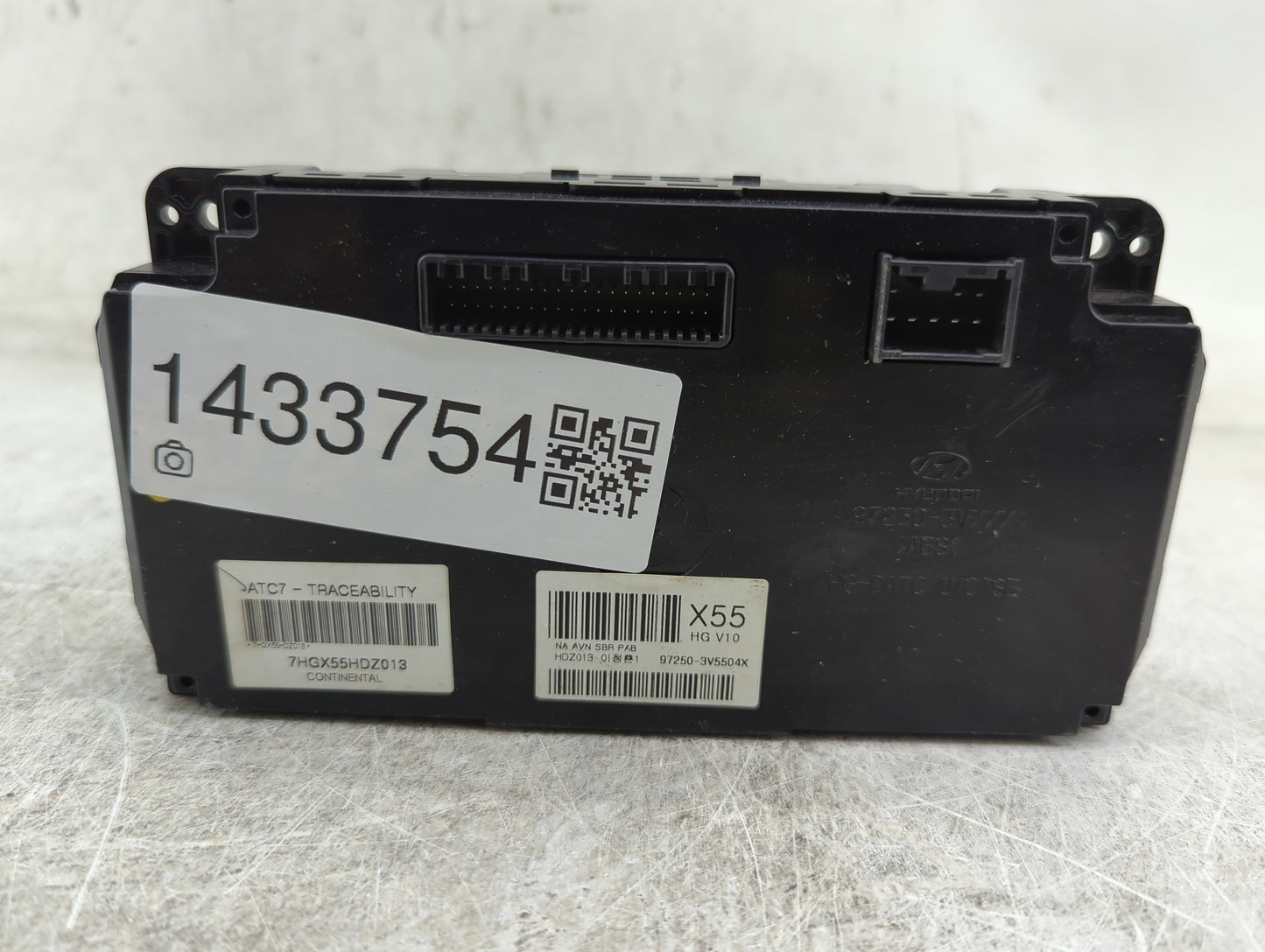2012-2013 Hyundai Azera Climate Control Module Temperature AC/Heater Replacement P/N:97250-3V5504X A2C80602800 Fits Fits 201