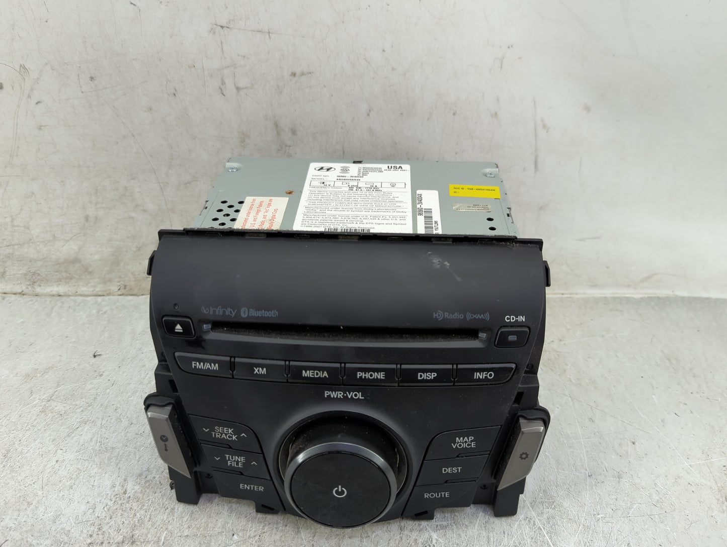 2012-2013 Hyundai Azera Radio AM FM Cd Player Receiver Replacement P/N:96560-3V4004X AN240HGANA4X Fits Fits 2012 2013 OEM Us