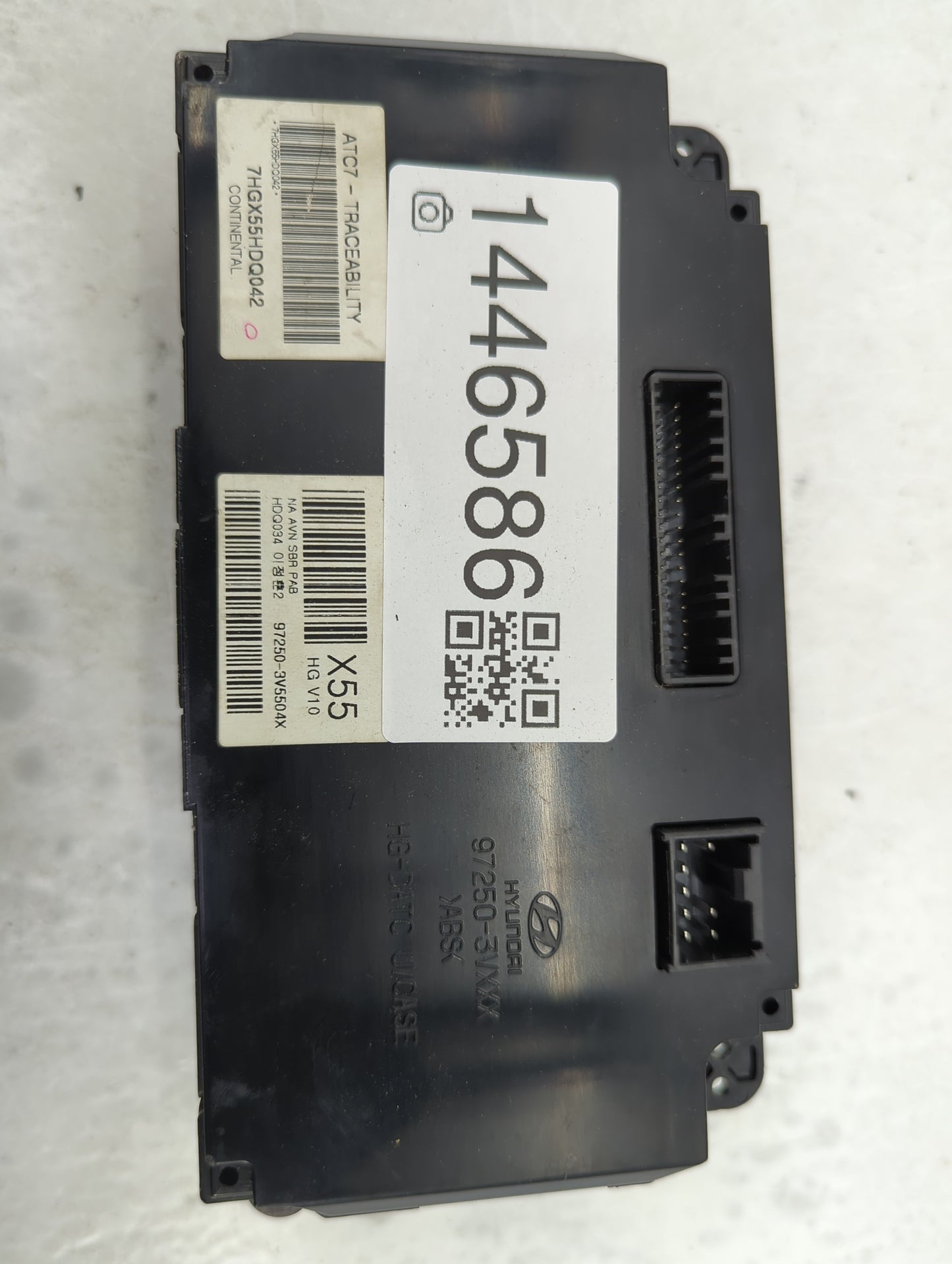 2012-2014 Hyundai Azera Climate Control Module Temperature AC/Heater Replacement P/N:97250-3V5504X Fits Fits 2012 2013 2014 