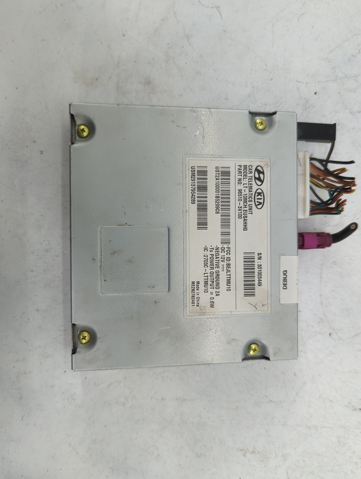 2012-2014 Hyundai Azera Telematics Control Module - Oemusedautoparts1.com