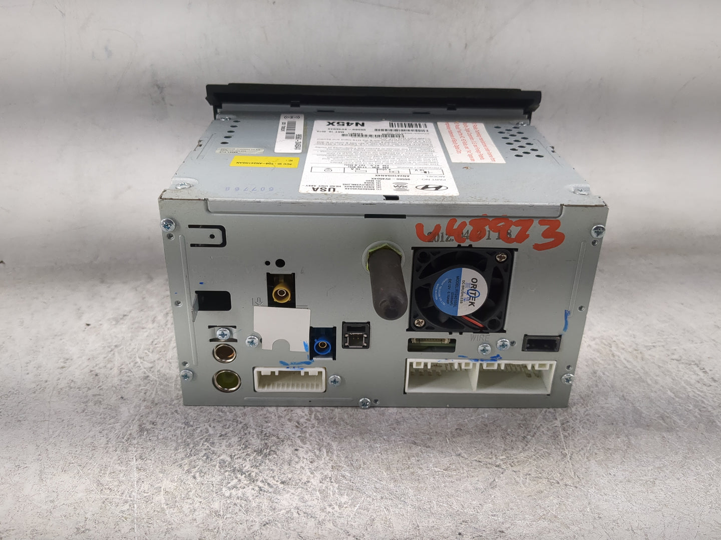 2012-2013 Hyundai Azera Radio AM FM Cd Player Receiver Replacement P/N:96560-3V4504X AN241HGAN4X Fits Fits 2012 2013 OEM Use