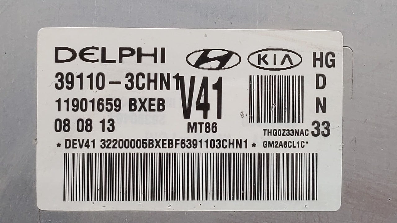 2012-2014 Hyundai Azera PCM Engine Control Computer ECU ECM PCU OEM P/N:39110-3CHN0 39110-3CHN1 Fits Fits 2012 2013 2014 OEM