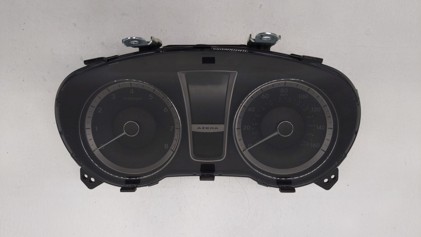 2012-2013 Hyundai Azera Instrument Cluster Speedometer Gauges P/N:94001-3V100 Miles: Fits Fits 2012 2013 OEM Used Auto Parts
