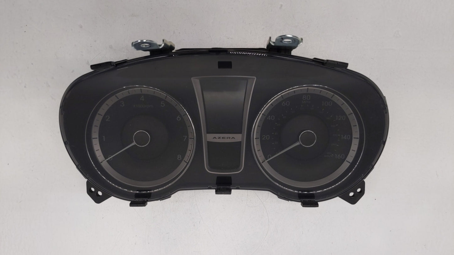2012-2013 Hyundai Azera Instrument Cluster Speedometer Gauges P/N:94001-3V100 Miles: Fits Fits 2012 2013 OEM Used Auto Parts
