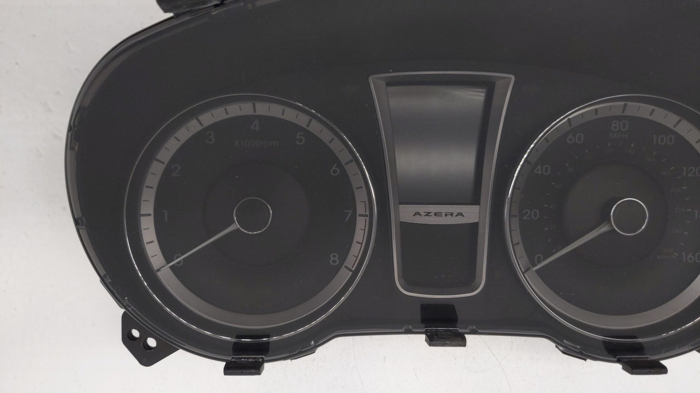 2012-2013 Hyundai Azera Instrument Cluster Speedometer Gauges P/N:94001-3V100 Miles: Fits Fits 2012 2013 OEM Used Auto Parts