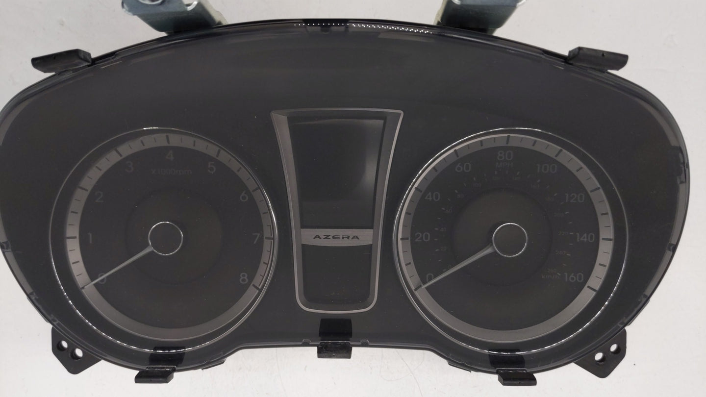 2012-2013 Hyundai Azera Instrument Cluster Speedometer Gauges P/N:94001-3V100 Miles: Fits Fits 2012 2013 OEM Used Auto Parts