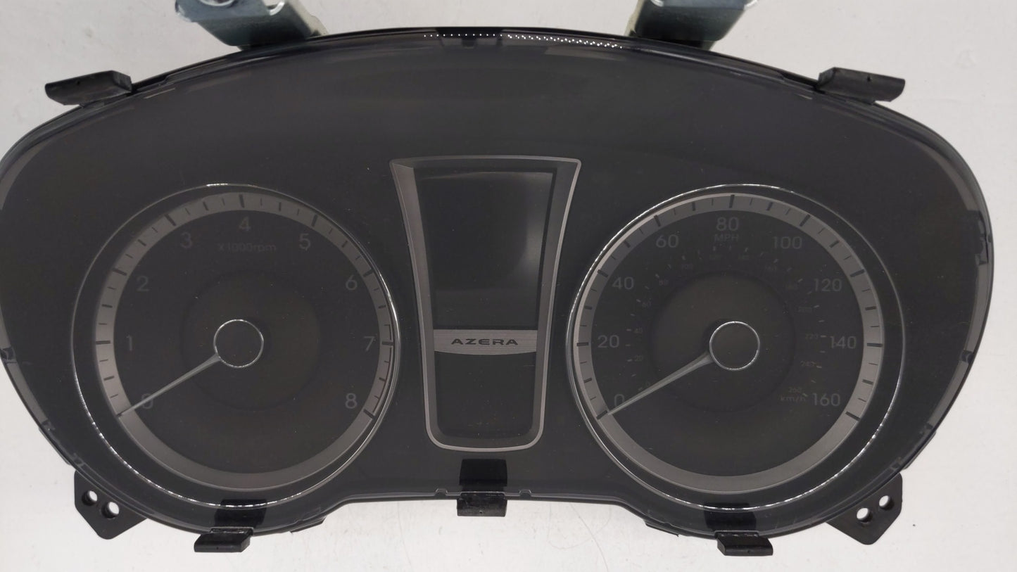 2012-2013 Hyundai Azera Instrument Cluster Speedometer Gauges P/N:94001-3V100 Miles: Fits Fits 2012 2013 OEM Used Auto Parts