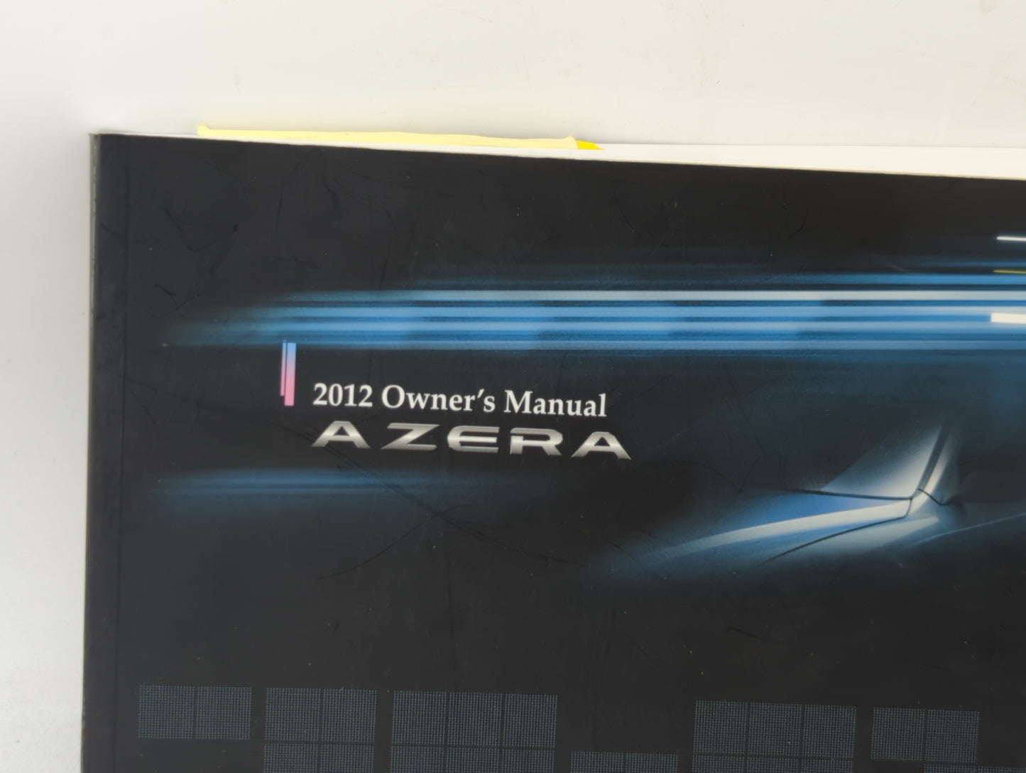 2012 Hyundai Azera Owners Manual Book Guide OEM Used Auto Parts - Oemusedautoparts1.com