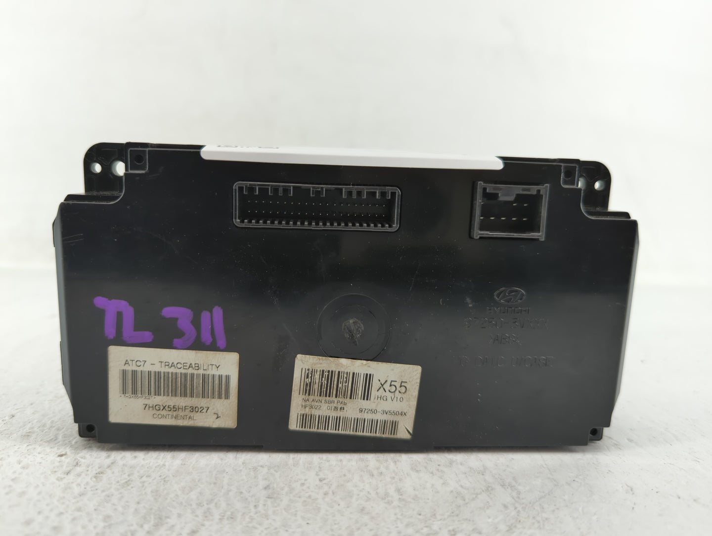 2012-2013 Hyundai Azera Climate Control Module Temperature AC/Heater Replacement P/N:97250-3V5504X 97250-3V551 Fits Fits 201