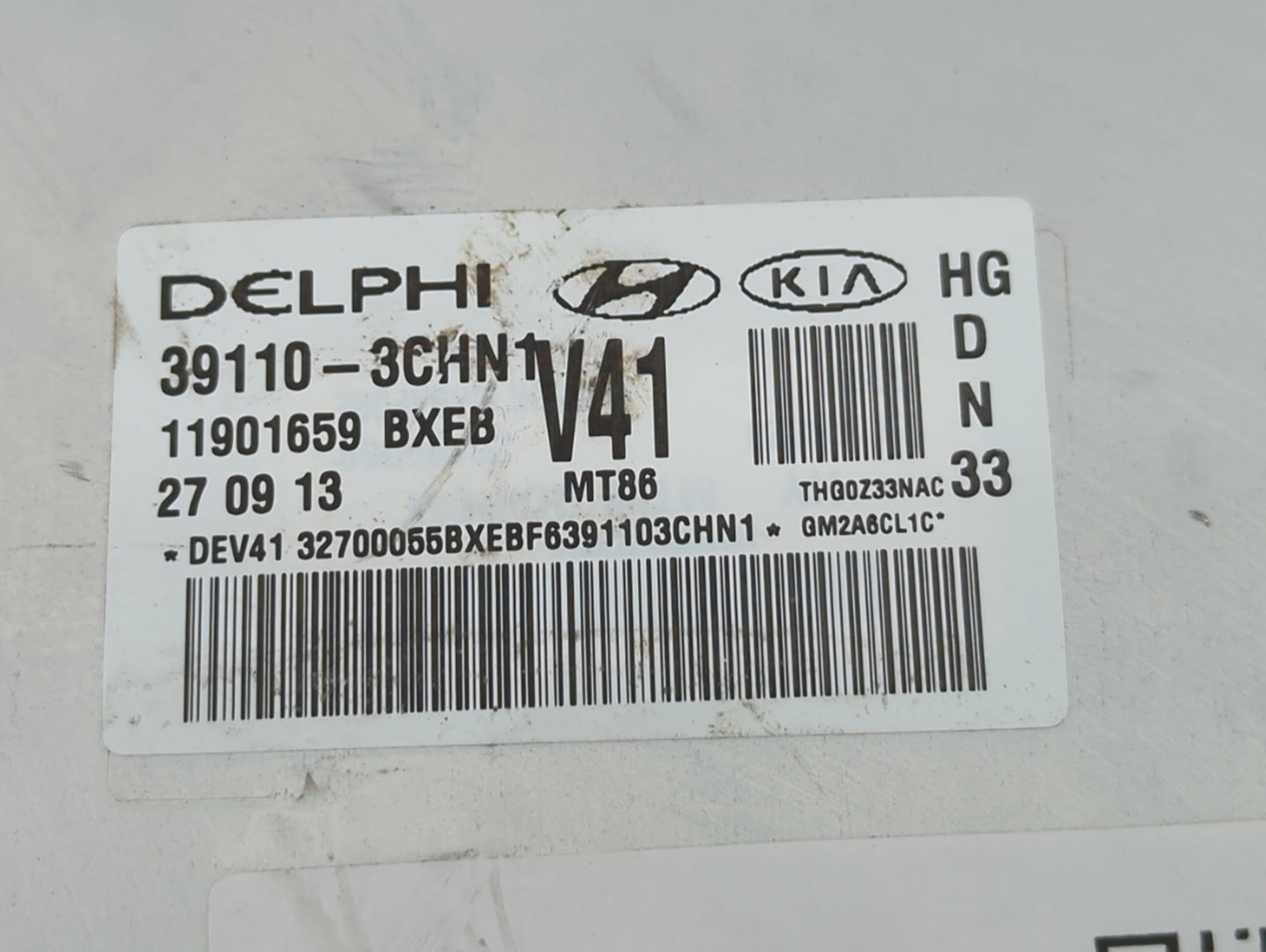 2012-2014 Hyundai Azera PCM Engine Control Computer ECU ECM PCU OEM P/N:39110-3CHN1 39110-3CHN2 Fits Fits 2012 2013 2014 OEM