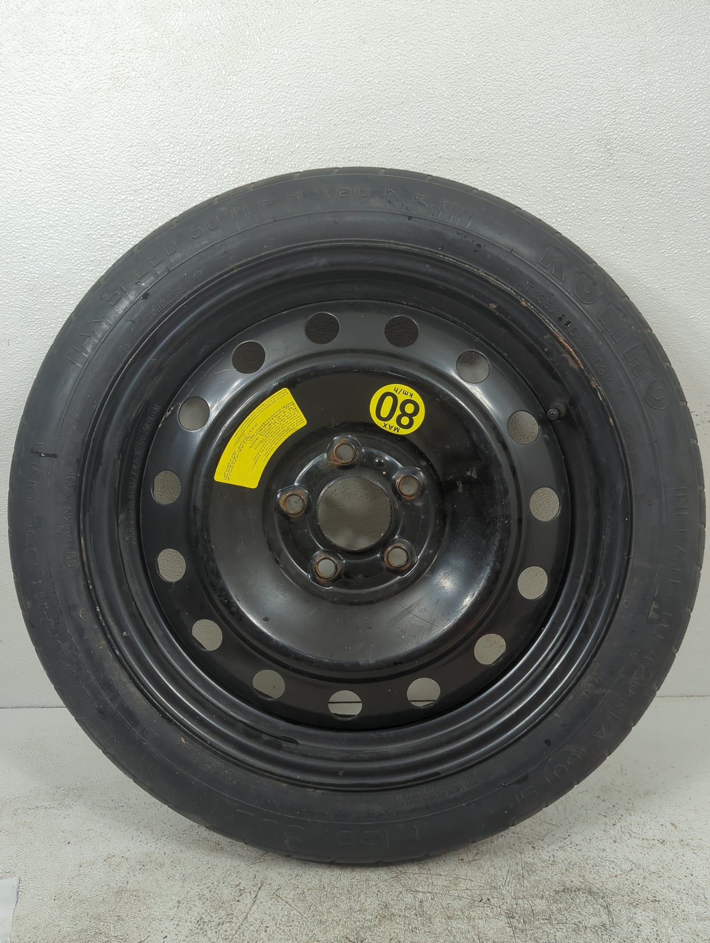 2012-2017 Hyundai Azera Spare Donut Tire Wheel Rim Oem 5037218 - Oemusedautoparts1.com