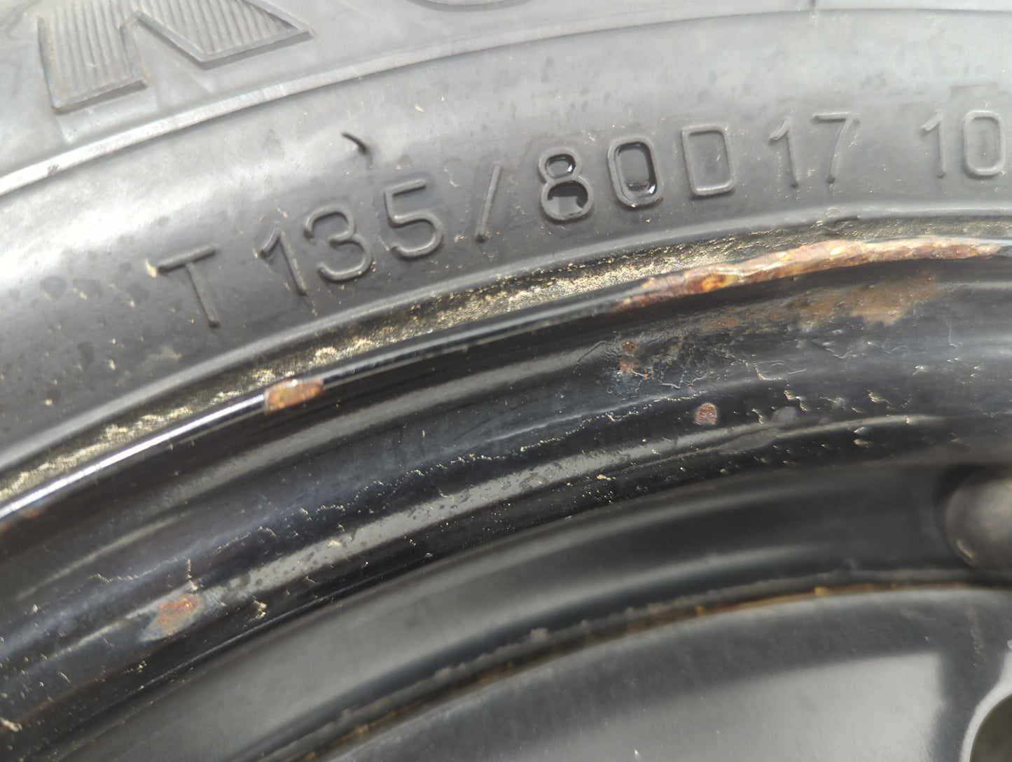 2012-2017 Hyundai Azera Spare Donut Tire Wheel Rim Oem 5037218 - Oemusedautoparts1.com