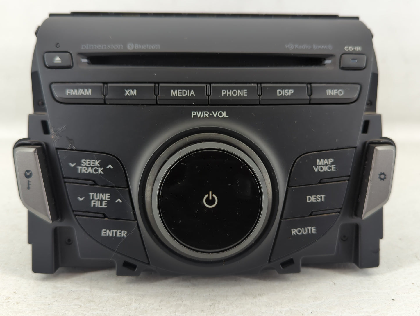 2012-2013 Hyundai Azera Radio AM FM Cd Player Receiver Replacement P/N:96560-3V4504X Fits Fits 2012 2013 OEM Used Auto Parts