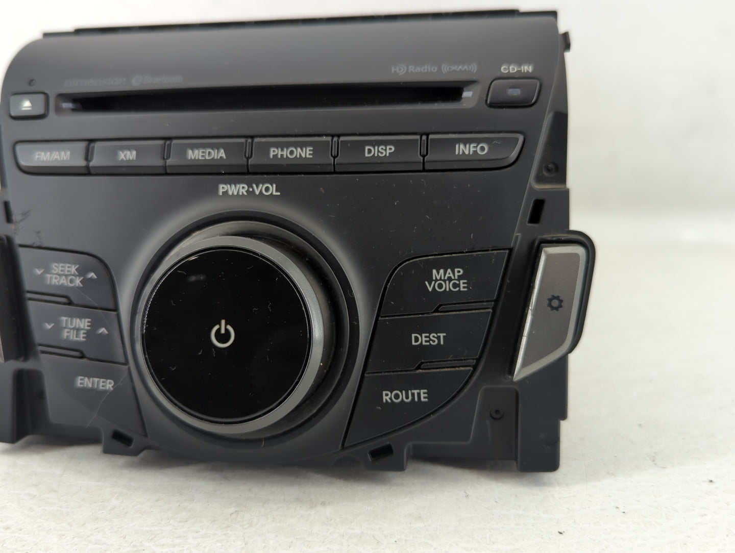 2012-2013 Hyundai Azera Radio AM FM Cd Player Receiver Replacement P/N:96560-3V4504X Fits Fits 2012 2013 OEM Used Auto Parts