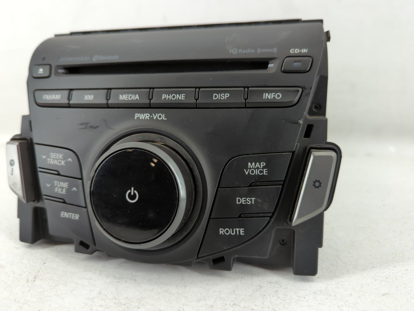 2012-2013 Hyundai Azera Radio AM FM Cd Player Receiver Replacement P/N:96560-3V4504X Fits Fits 2012 2013 OEM Used Auto Parts