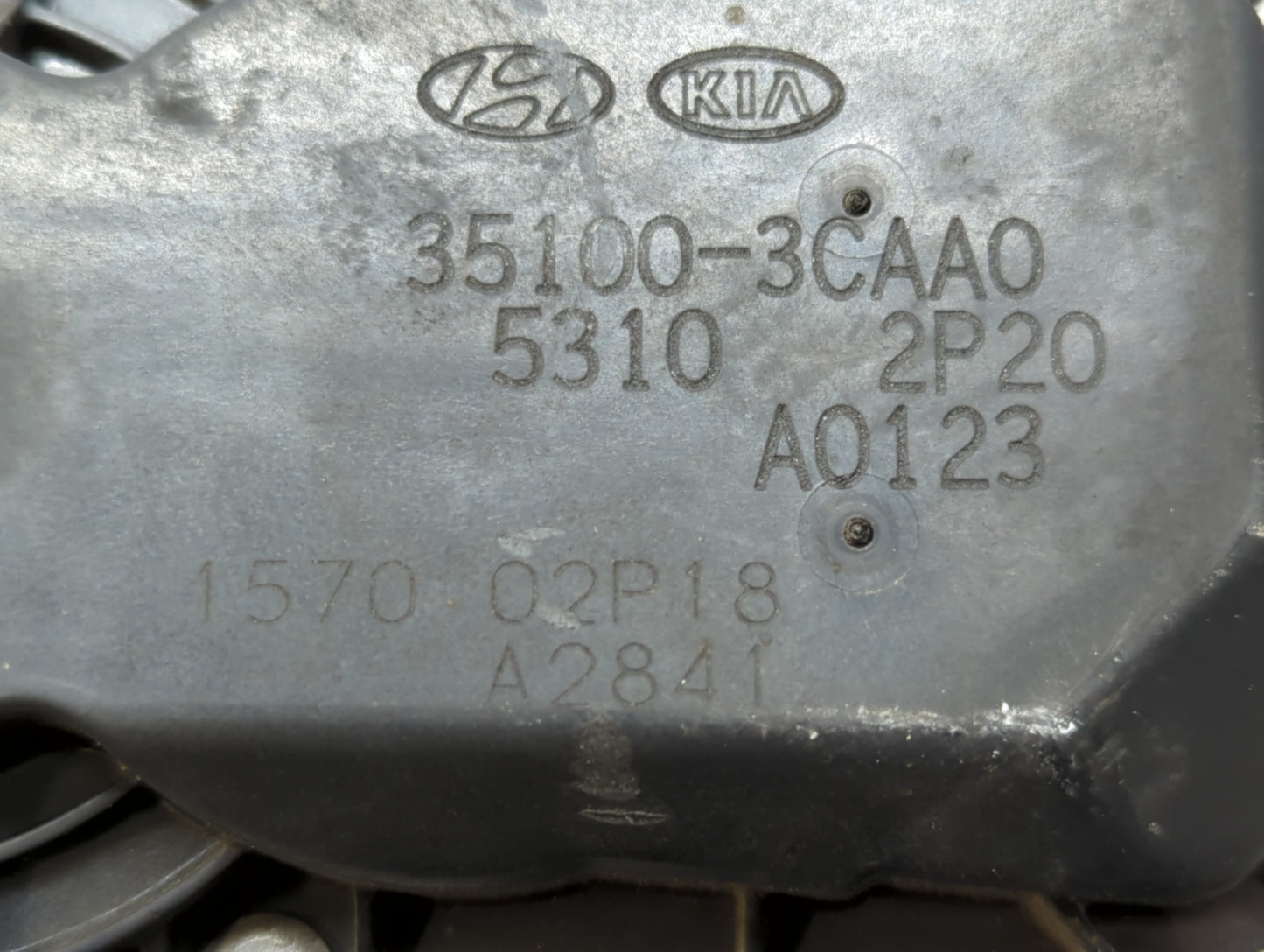 2012-2017 Hyundai Azera Throttle Body P/N:35100-3CAA0 Fits Fits 2012 2013 2014 2015 2016 2017 2018 OEM Used Auto Parts - Oem