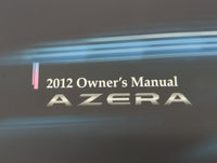 2012 Hyundai Azera Owners Manual Book Guide OEM Used Auto Parts - Oemusedautoparts1.com