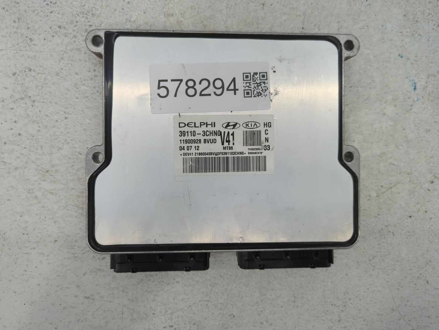 2012-2014 Hyundai Azera PCM Engine Control Computer ECU ECM PCU OEM P/N:39110-3CHN0 Fits Fits 2012 2013 2014 OEM Used Auto P