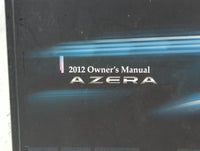 2012 Hyundai Azera Owners Manual Book Guide P/N:A3V0-EU1DA OEM Used Auto Parts - Oemusedautoparts1.com
