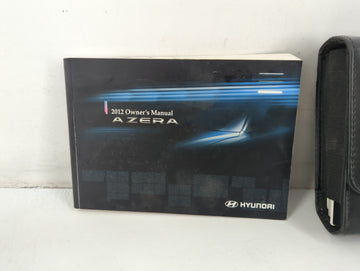 2012 Hyundai Azera Owners Manual Book Guide P/N:A3VO-EU22D OEM Used Auto Parts
