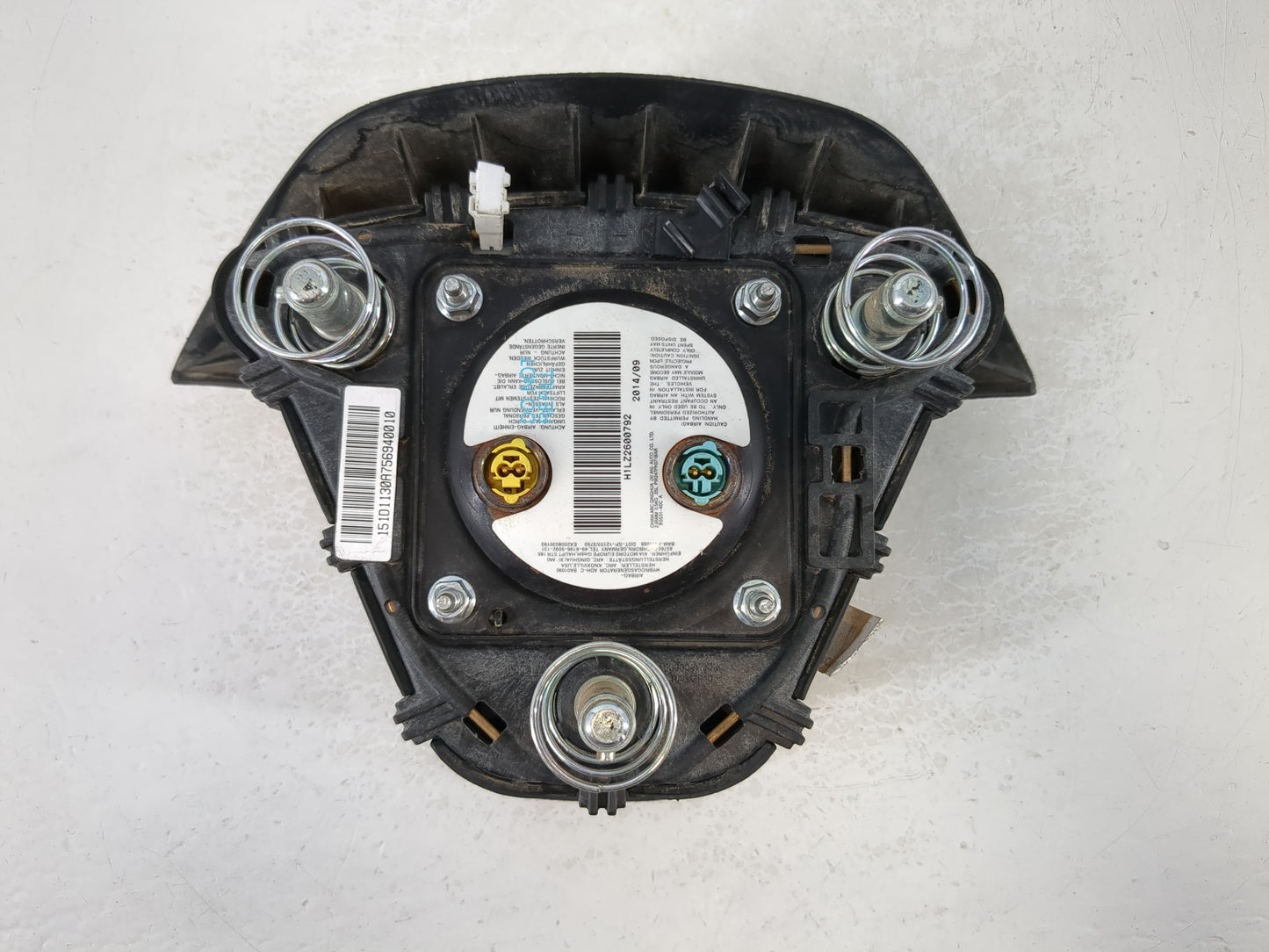 2011-2016 Hyundai Elantra Air Bag Driver Left Steering Wheel Mounted P/N:56900A7700WK Fits Fits 2011 2012 2013 2014 2015 201