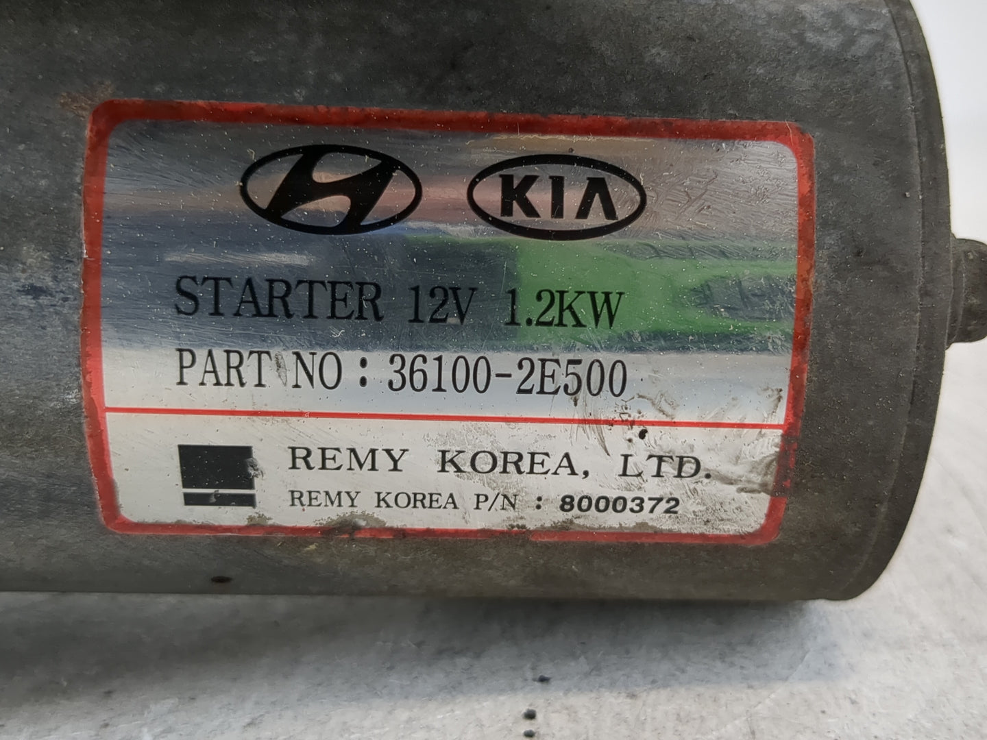2011-2014 Hyundai Elantra Car Starter Motor Solenoid OEM P/N:36100-2E500 36100-2E120 Fits Fits 2011 2012 2013 2014 OEM Used 