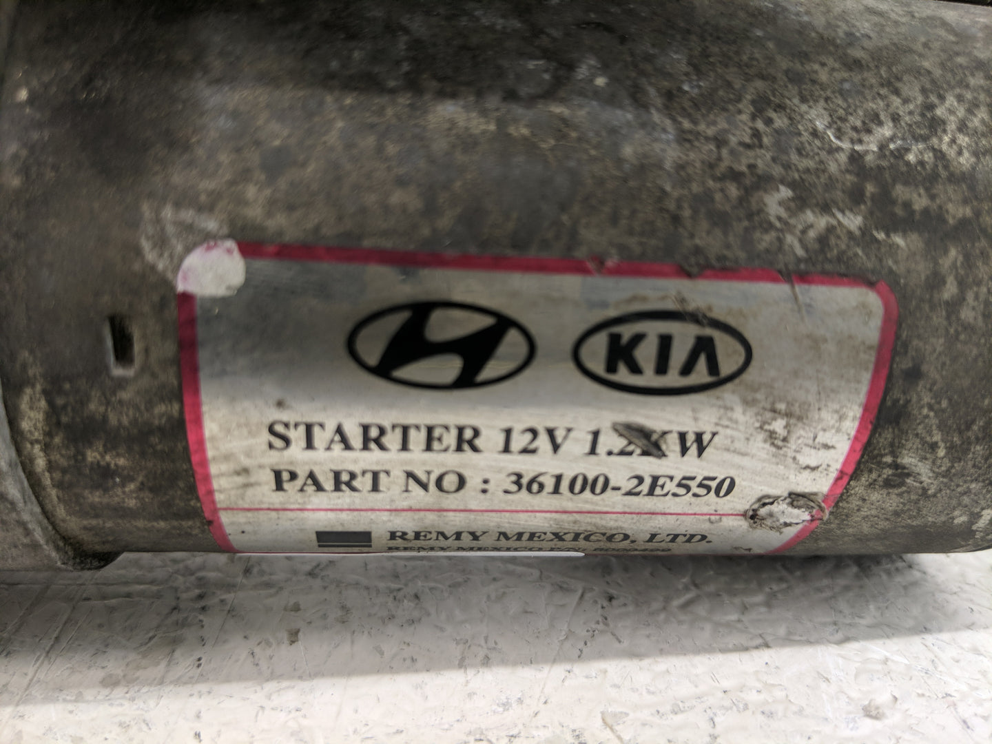 2011-2014 Hyundai Elantra Car Starter Motor Solenoid OEM P/N:36100-2E550 Fits Fits 2011 2012 2013 2014 OEM Used Auto Parts -