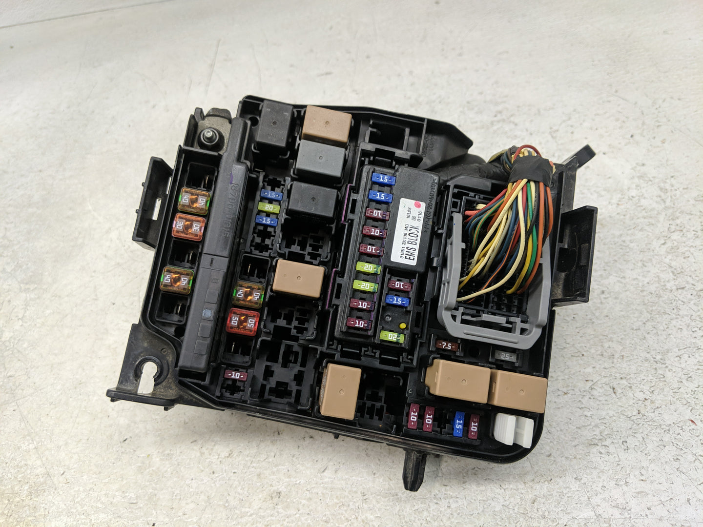 2011-2013 Hyundai Elantra Fusebox Fuse Box Panel Relay Module P/N:91950-3X711 Fits Fits 2011 2012 2013 OEM Used Auto Parts -