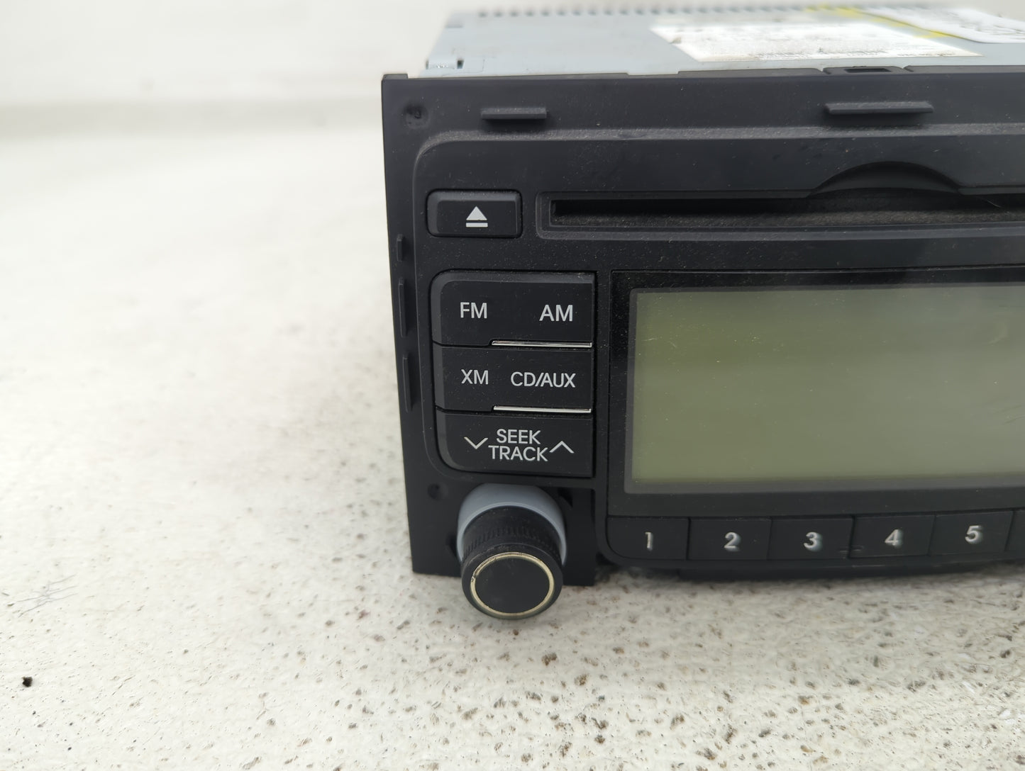 2009-2012 Hyundai Elantra Radio AM FM Cd Player Receiver Replacement P/N:96160-2L150 Fits Fits 2009 2010 2011 2012 OEM Used 