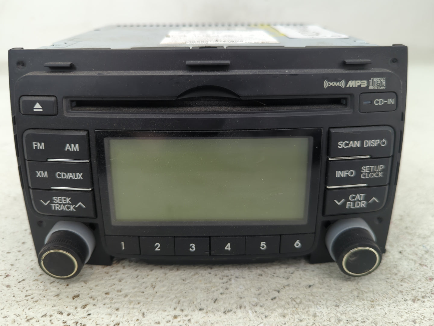 2009-2012 Hyundai Elantra Radio AM FM Cd Player Receiver Replacement P/N:96160-2L150 Fits Fits 2009 2010 2011 2012 OEM Used 