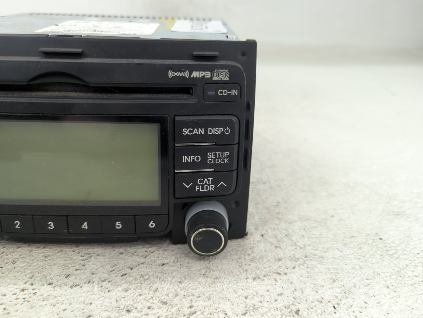 2009-2012 Hyundai Elantra Radio AM FM Cd Player Receiver Replacement P/N:96160-2L150 Fits Fits 2009 2010 2011 2012 OEM Used 