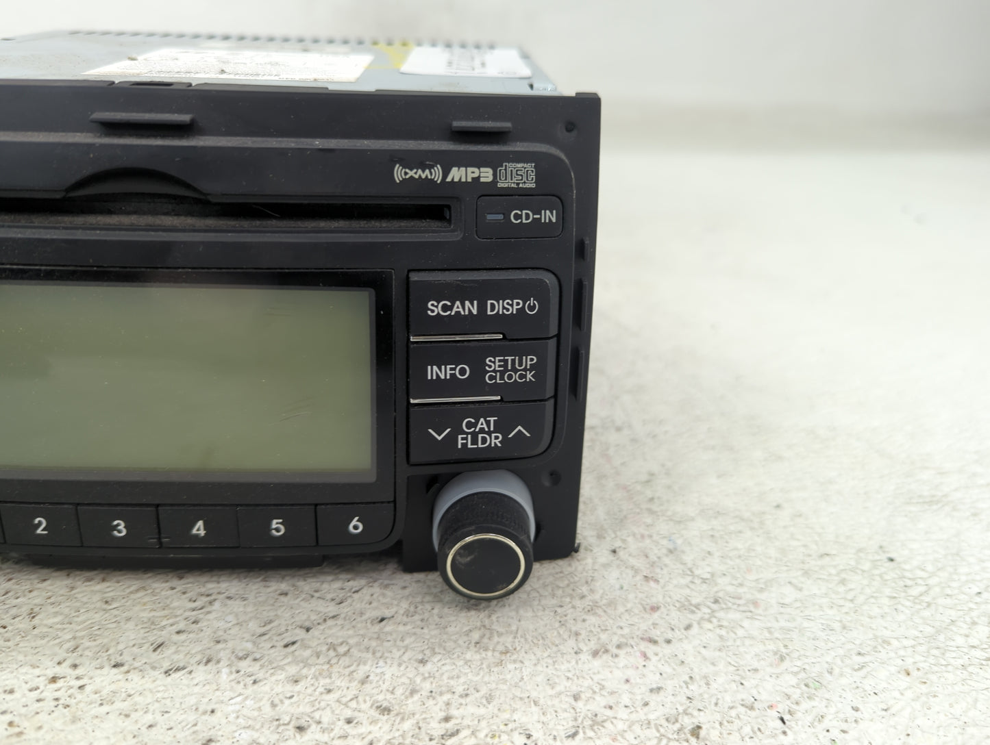 2009-2012 Hyundai Elantra Radio AM FM Cd Player Receiver Replacement P/N:96160-2L150 Fits Fits 2009 2010 2011 2012 OEM Used 