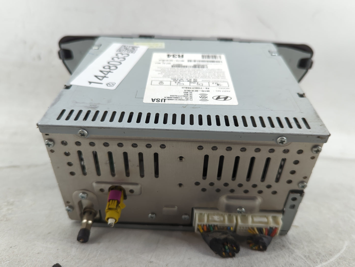2009-2012 Hyundai Elantra Radio AM FM Cd Player Receiver Replacement P/N:961703X161BLH PA-710MDLSBBLH Fits OEM Used Auto Par