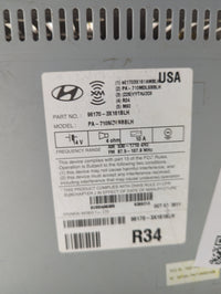 2009-2012 Hyundai Elantra Radio AM FM Cd Player Receiver Replacement P/N:961703X161BLH PA-710MDLSBBLH Fits OEM Used Auto Par