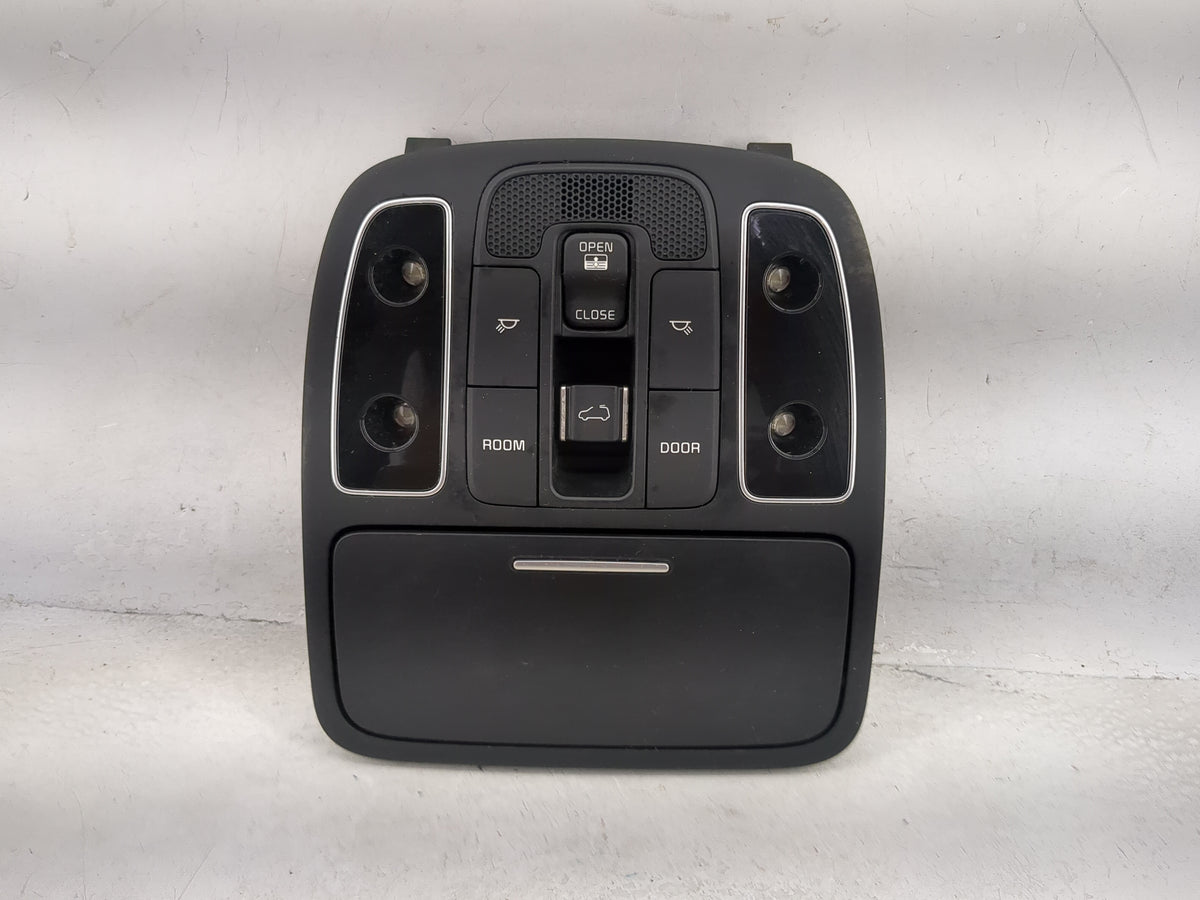 2011-2013 Hyundai Elantra Overhead Roof Console Black - Oemusedautoparts1.com