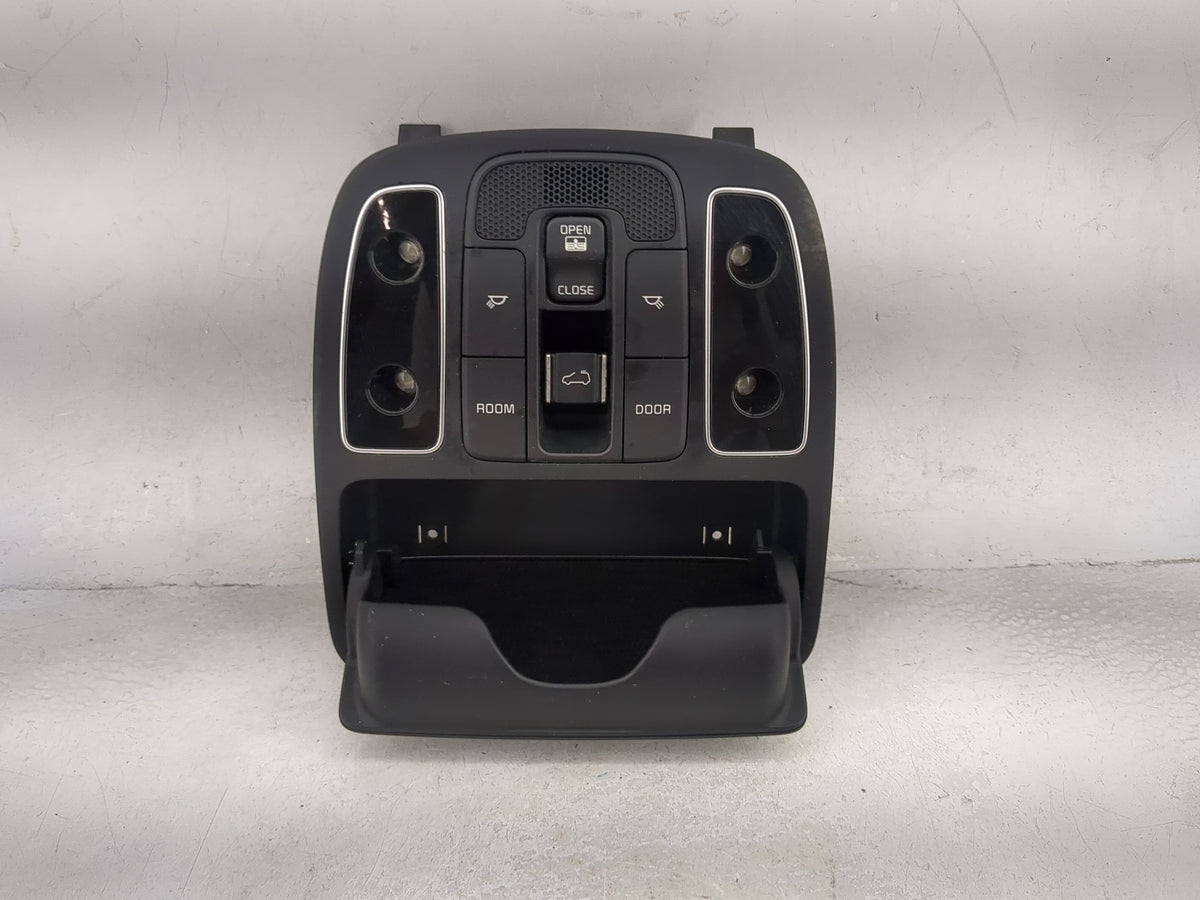 2011-2013 Hyundai Elantra Overhead Roof Console Black - Oemusedautoparts1.com