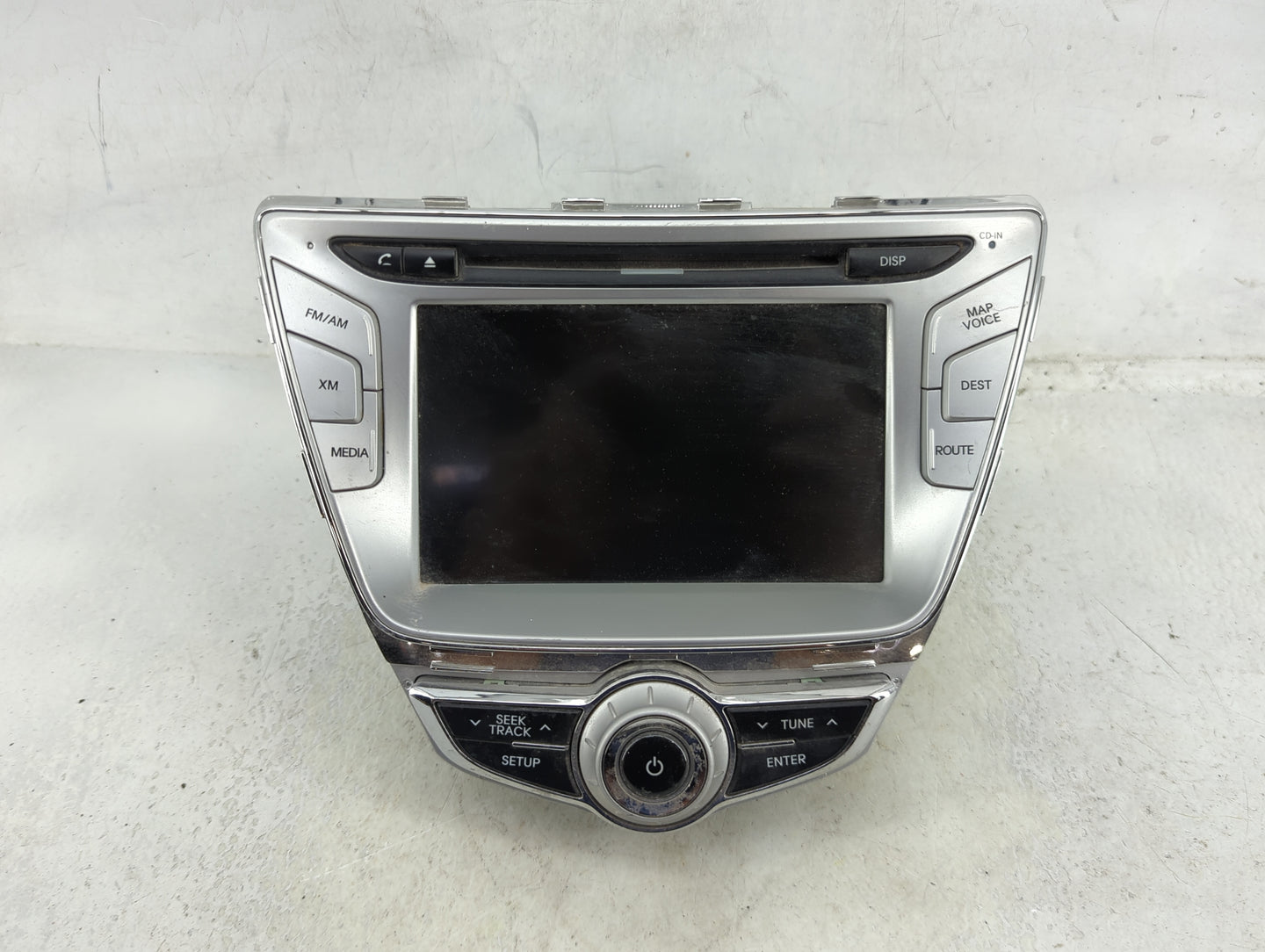 2011-2013 Hyundai Elantra Radio AM FM Cd Player Receiver Replacement P/N:96560-3X101FP YKLB704430 Fits Fits 2011 2012 2013 O