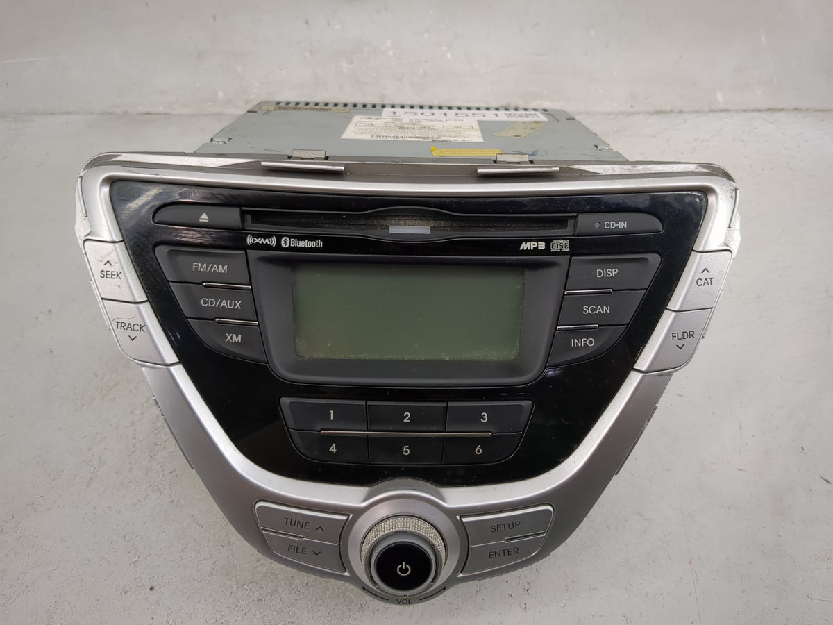 2011-2013 Hyundai Elantra Radio AM FM Cd Player Receiver Replacement P/N:96170-3X161BLH PA-710MDLSBBLH Fits Fits 2011 2012 2