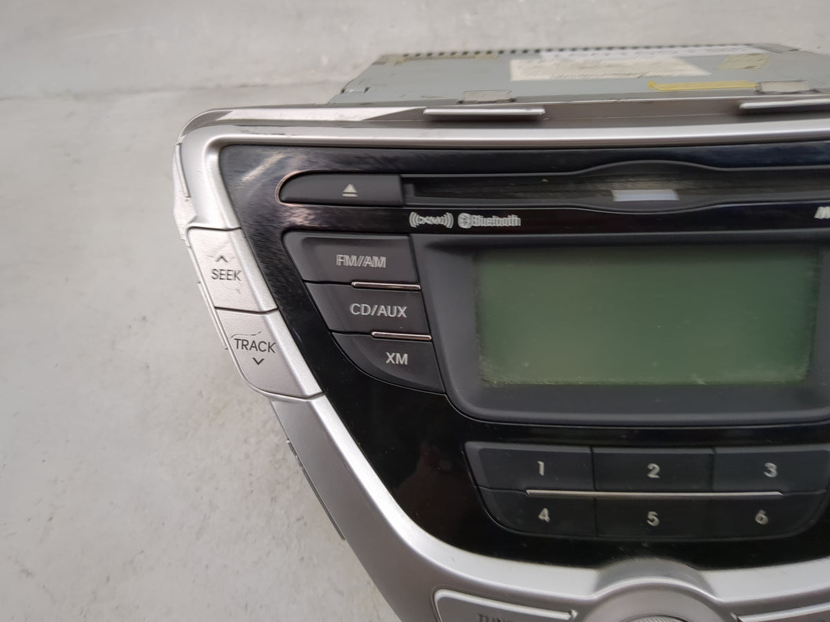 2011-2013 Hyundai Elantra Radio AM FM Cd Player Receiver Replacement P/N:96170-3X161BLH PA-710MDLSBBLH Fits Fits 2011 2012 2