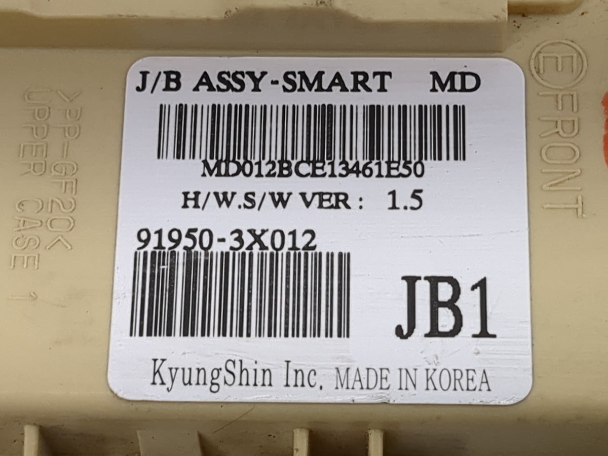 2011-2013 Hyundai Elantra Fusebox Fuse Box Panel Relay Module P/N:91950-3X012 MD012BCE13461E50 Fits Fits 2011 2012 2013 OEM 