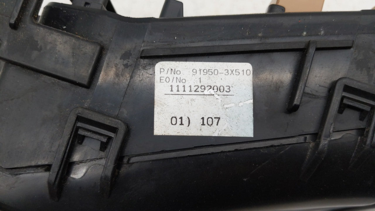 2011-2013 Hyundai Elantra Fusebox Fuse Box Panel Relay Module P/N:91950-3X510 Fits Fits 2011 2012 2013 OEM Used Auto Parts -