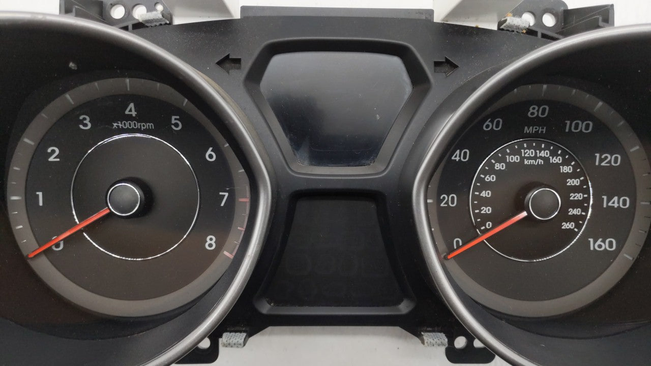2012 Hyundai Elantra Instrument Cluster Speedometer Gauges P/N:94001-3Y120 94001-3X270 Fits OEM Used Auto Parts - Oemusedaut