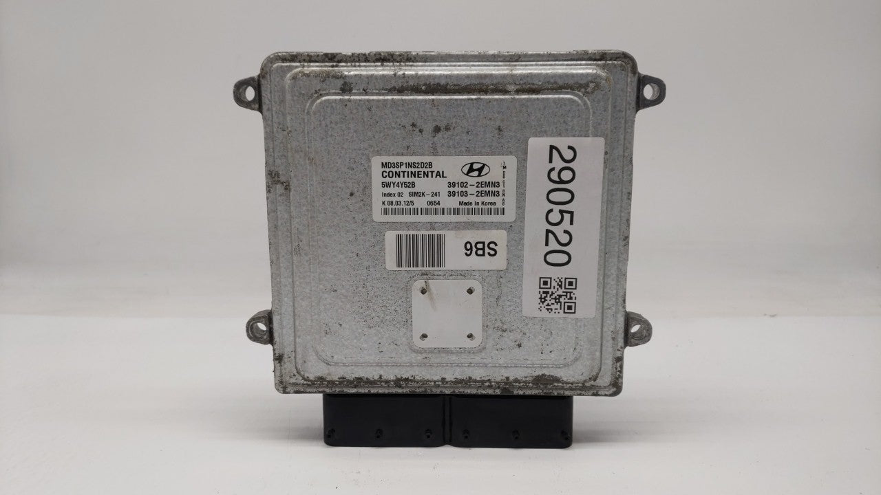 2011-2013 Hyundai Elantra PCM Engine Control Computer ECU ECM PCU OEM P/N:39102-2EMN2 39103-2EMN2 Fits Fits 2011 2012 2013 O