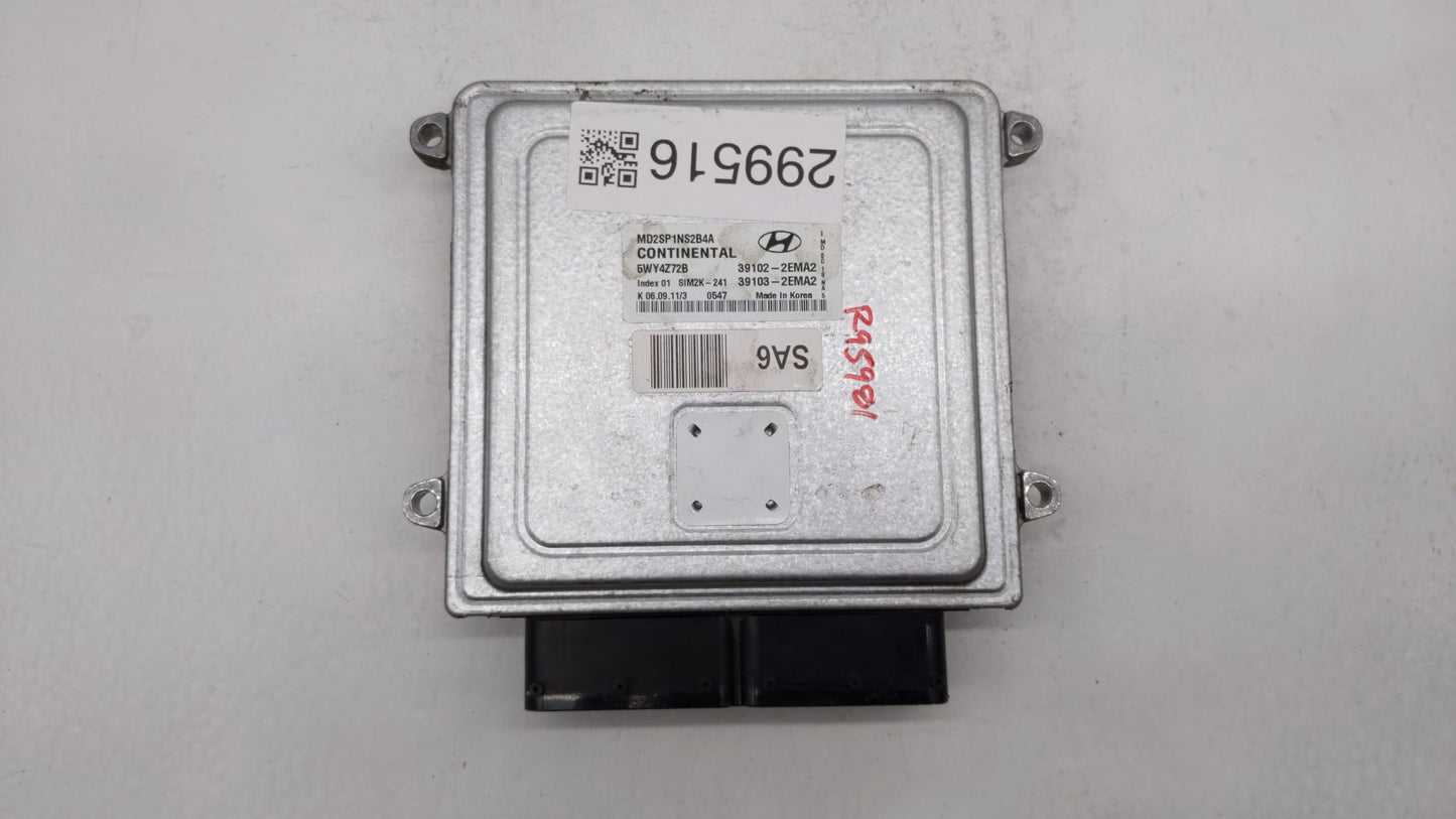 2011-2013 Hyundai Elantra PCM Engine Control Computer ECU ECM PCU OEM P/N:39102-2EMN2 39103-2EMN2 Fits Fits 2011 2012 2013 O