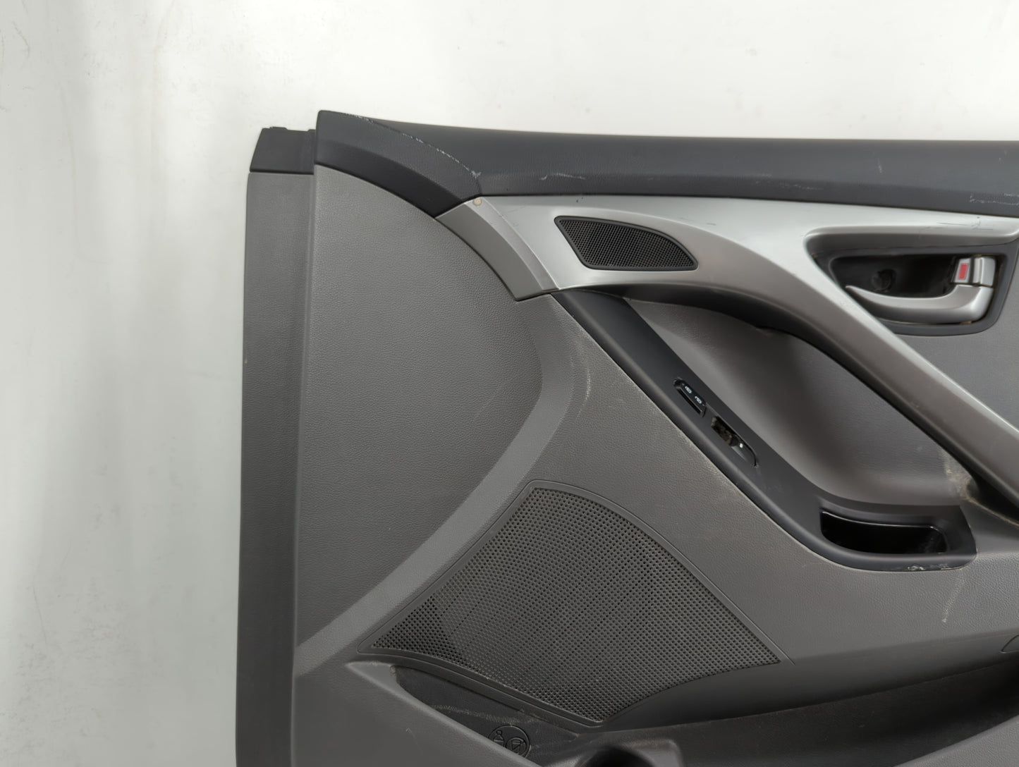 2012 Hyundai Elantra Front Right Passenger Interior Door Panel Trim Grey - Oemusedautoparts1.com