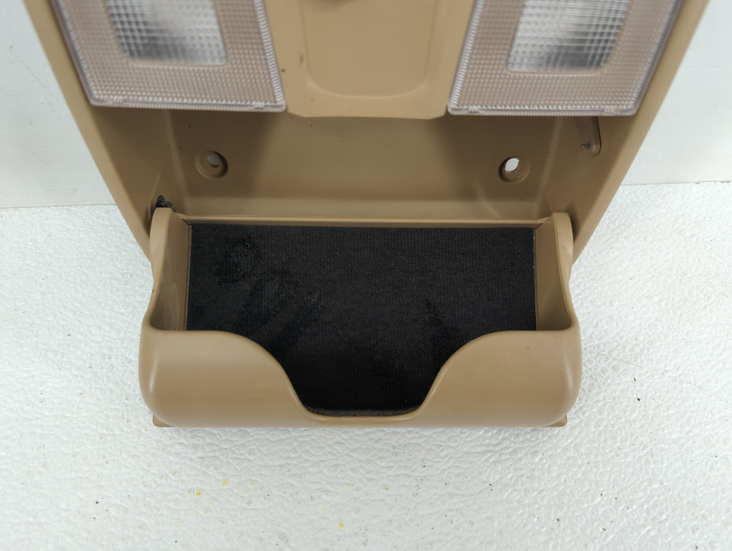 2012 Hyundai Elantra Overhead Roof Console Tan - Oemusedautoparts1.com