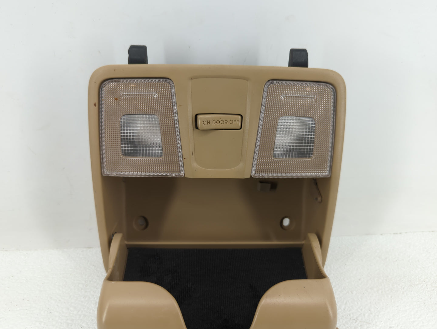 2012 Hyundai Elantra Overhead Roof Console Tan - Oemusedautoparts1.com