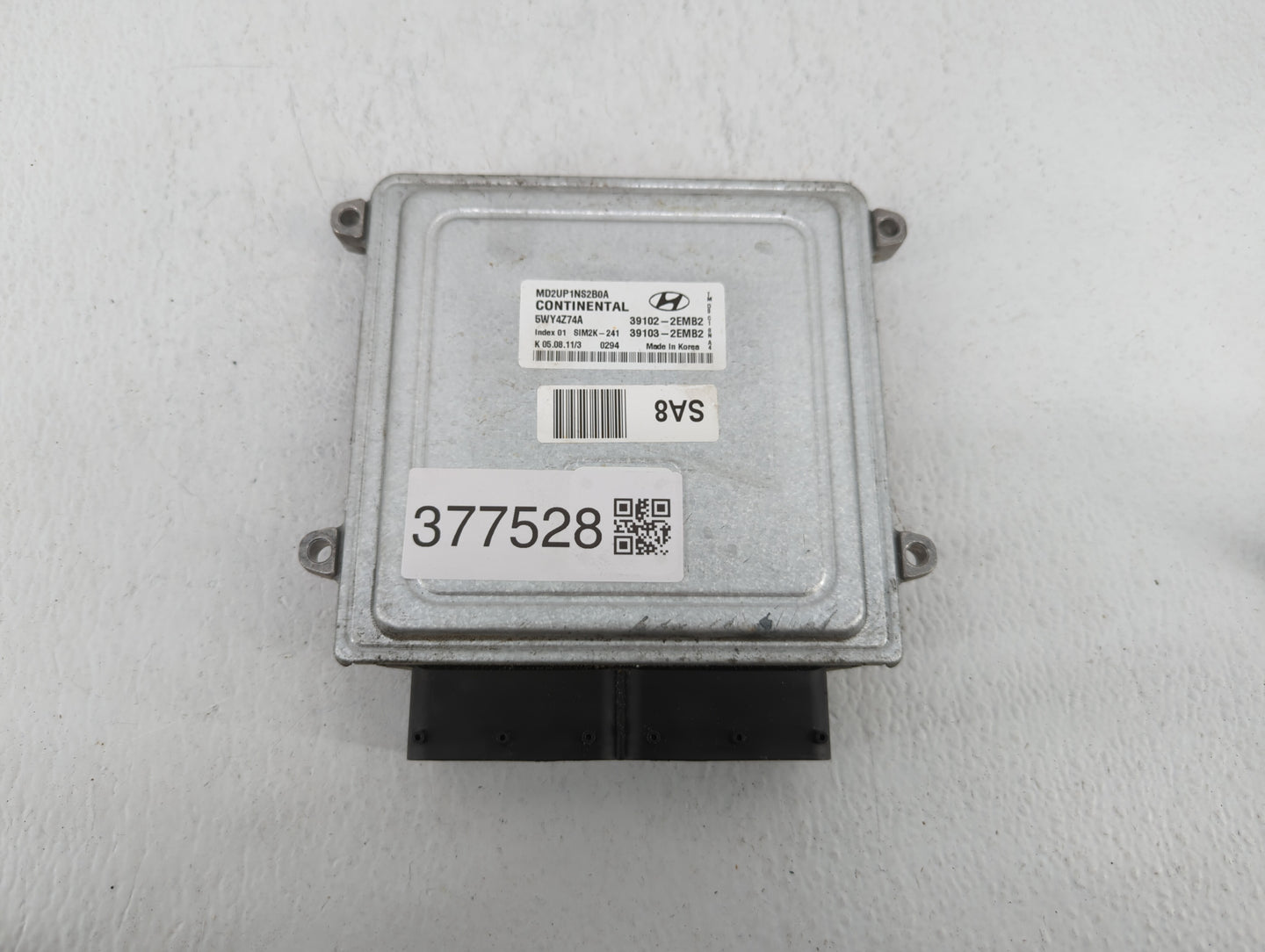 2011-2013 Hyundai Elantra PCM Engine Control Computer ECU ECM PCU OEM P/N:39103-2EMB2 39102-2EMB2 Fits Fits 2011 2012 2013 O