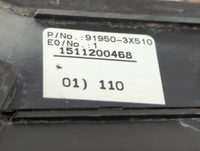 2011-2013 Hyundai Elantra Fusebox Fuse Box Panel Relay Module P/N:91950-3X510 Fits Fits 2011 2012 2013 OEM Used Auto Parts -